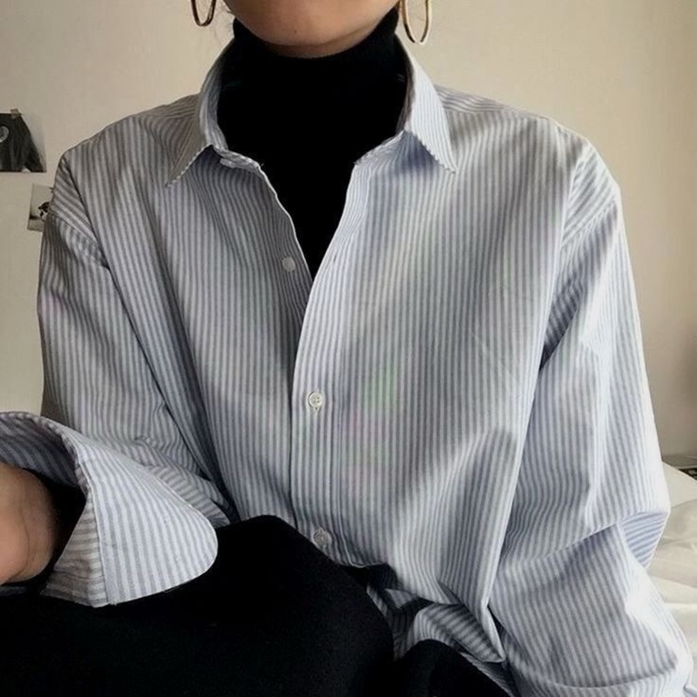 Banana Republic Striped Button Up Shirt